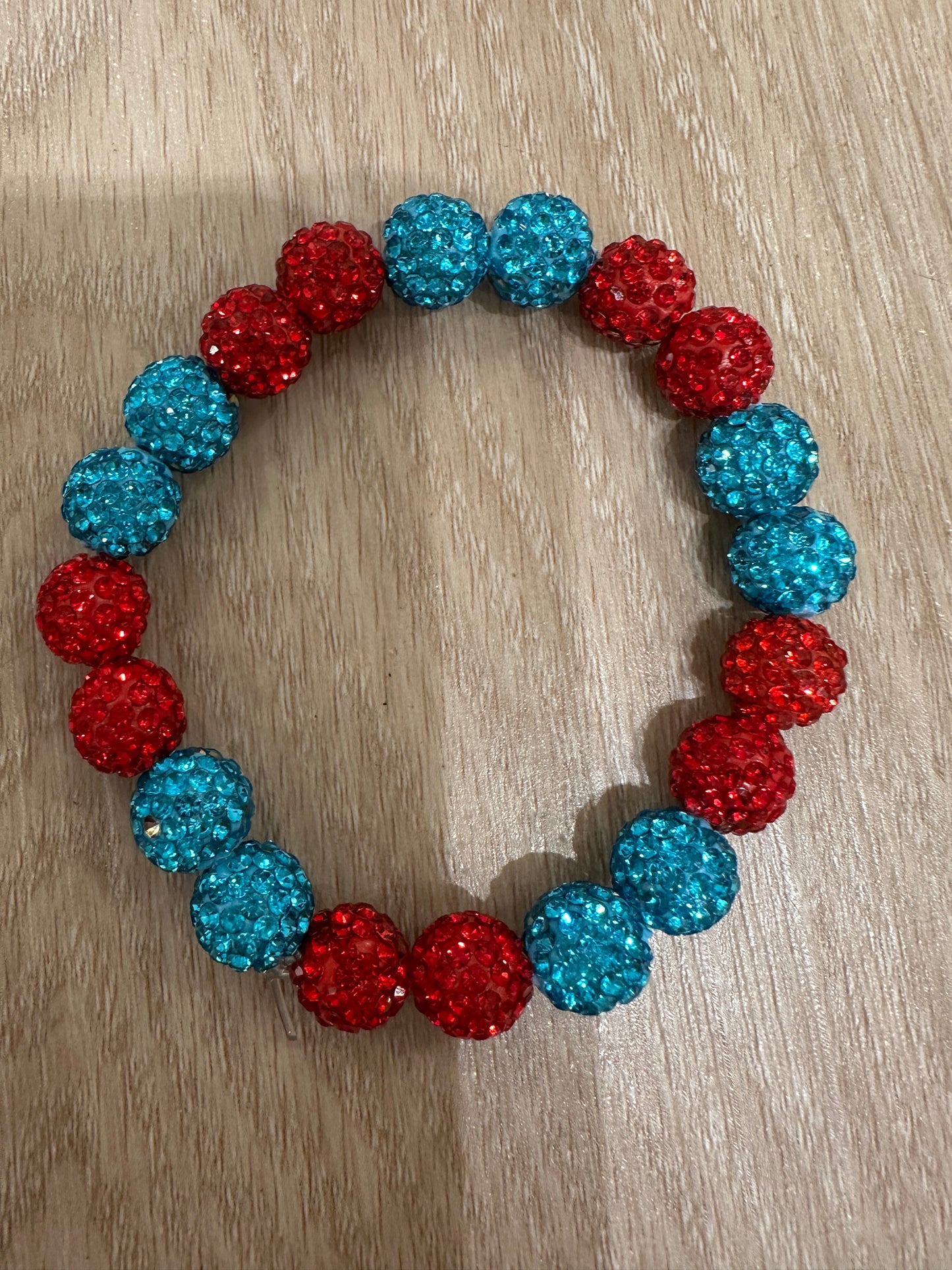 Red,and Blue Bracelet